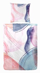 Bavlnené obliečky, mako satén, okrúhle vzory