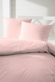 Bavlnené obliečky, mako satén, lososová