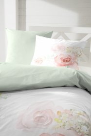  Bavlnené saténové obliečky, kvetinový vzor