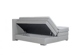  Boxspring Doria v látke Bravo 2 Nature, s topperom 