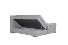Boxspring Doria v látke Bravo 2 Nature, bez topperu