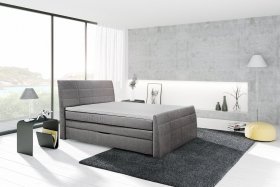 Boxspring Bonny v rozmere 180x200 cm, v poťahu Malmö New 90, hlavové a nožné čelo, interiér