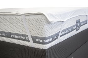 Nepriepustný matracový chránič v rozmere 90x200 - detailné uchytenie na matraci