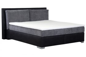 Boxspring Emilia v rozmere 180x200 cm, v poťahu Stratos 9303 a Meandor 9852, s topperom