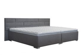 Rodinná posteľ Family bed v rozmere 280x220 cm, v poťahu Crown 18 DK. Grey