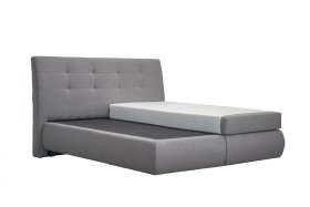 Boxspring Magnus v rozmere 180x200 cm, v poťahu Bloom 14 Grey