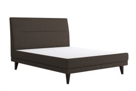 Dvojlôžko Lolla v rozmere 180x200 cm, v poťahu Crown 4 Taupe, bez toppera