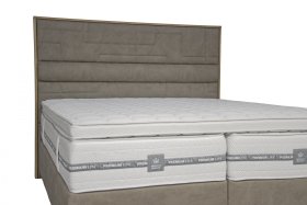 Boxspring Edgar v rozmere 180x200 cm, v poťahu Largo 13, s topperom 