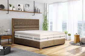 Boxspring Edgar v rozmere 180x200 cm, v poťahu Largo 13, v interiéri