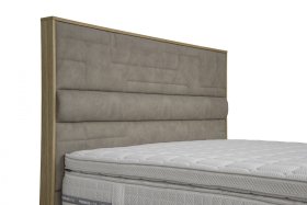 Boxspring Edgar v rozmere 180x200 cm, v poťahu Largo 13, detail čela 