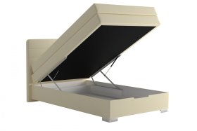 Boxspring Maria v rozmere 140x200 cm, v poťahu Loft 2, ukážka úložného priestoru