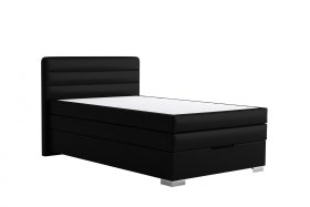 Boxspring Maria v rozmere 140x200 cm, v poťahu Loft Black