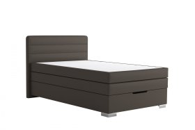 Boxspring Maria v rozmere 140x200 cm, v poťahu Loft Coffee