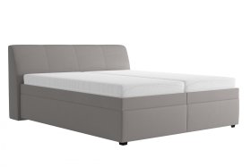 Dvojlôžko Merkúr v rozmere 180x200 cm, v poťahu Prima 12 Silver