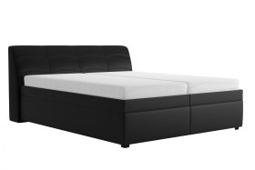 Dvojlôžko Merkúr v rozmere 180x200 cm, v poťahu Prima 16 Black