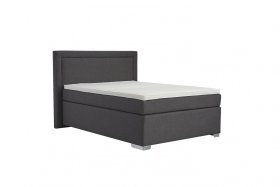 Boxspring Sammy v rozmere 140x200 cm, v poťahu Arte 13, s topperom