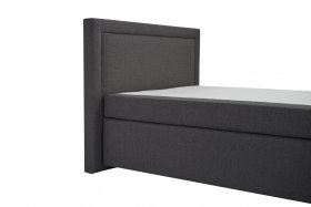 Boxspring Sammy v rozmere 140x200 cm, v poťahu Arte 13, detail čela