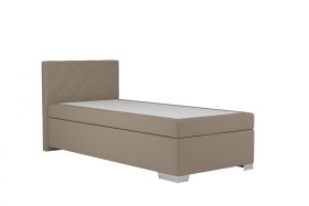 Boxspring Andy v rozmere 90x200 cm, v poťahu Enjoy 2 Camel, bez toppera