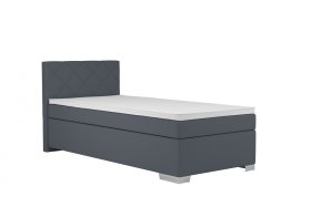 Boxspring Andy v rozmere 90x200 cm, v poťahu Enjoy 22 Anthra