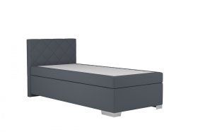 Boxspring Andy v rozmere 90x200 cm, v poťahu Enjoy 22 Anthra, bez toppera