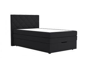 Boxspring Atika v rozmere 120x200 cm, v poťahu Enjoy 25 Black