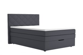 Boxspring Atika v rozmere 140x200 cm, v poťahu Amore 32, s topperom