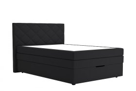 Boxspring Atika v rozmere 140x200 cm, v poťahu Enjoy 25 Black