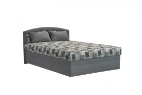 Jednolôžko Mariana v rozmere 140x200 cm, v poťahu Trend 15 Grey a Kristen 8057-11