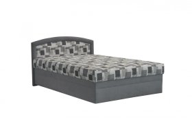 Jednolôžko Mariana v rozmere 140x200 cm, v poťahu Trend 15 Grey a Kristen 8057-11