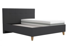 Dvojlôžko Meda v rozmere 180x200 cm, v poťahu Savoy 94 DK. GR.