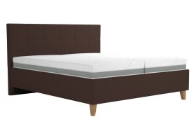 Dvojlôžko Meda v rozmere 180x200 cm, v poťahu Savoy 25 Choco