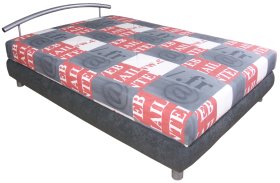 Jednolôžko Nina v rozmere 140x 200 cm, v poťahu Molino 463-85, bez vankúša