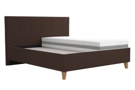 Dvojlôžko Meda v rozmere 180x200 cm, v poťahu Savoy 25 Choco