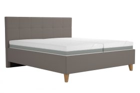 Dvojlôžko Meda v rozmere 180x200 cm, v poťahu Loft Taupe
