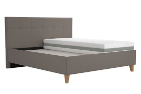 Dvojlôžko Meda v rozmere 180x200 cm, v poťahu Loft Taupe