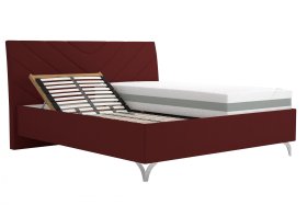 Dvojlôžko Tamara v rozmere 180x200 cm, v poťahu Malmö New 63, ukážka polohovania hlavy