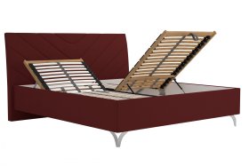 Dvojlôžko Tamara v rozmere 180x200 cm, v poťahu Malmö New 63, ukážka polohovania 