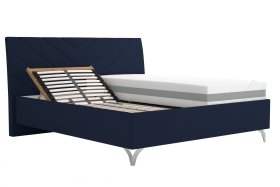 Dvojlôžko Tamara v rozmere 180x200 cm, v poťahu Malmö New 79, ukážka polohovania hlavy