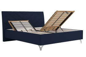 Dvojlôžko Tamara v rozmere 180x200 cm, v poťahu Malmö New 79, ukážka polohovania