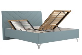 Dvojlôžko Tamara v rozmere 180x200 cm, v poťahu Matrix 23 Aqua, ukážka polohovania