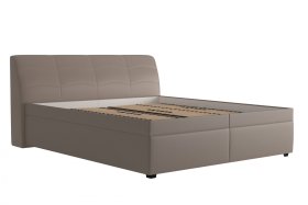 Dvojlôžko Merkúr v rozmere 180x200 cm, v poťahu Loft Taupe