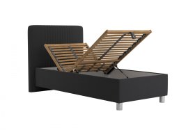 Jednolôžko Kayla v rozmere 90x200 cm, v poťahu Savoy 94 DK. GR., polohovanie