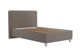 Jednolôžko Kayla v rozmere 120x200 cm, v poťahu Loft Coffee, bez matraca