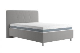 Jednolôžko Stella v rozmere 140x200 cm, v poťahu Savoy 91 Silver