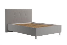 Jednolôžko Stella v rozmere 140x200 cm, v poťahu Savoy 91 Silver, bez matraca