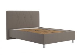 Jednolôžko Stella v rozmere 140x200 cm, v poťahu Loft Coffee, bez matraca