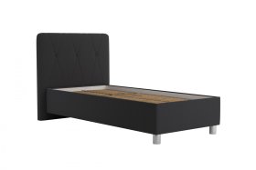 Jednolôžko Stella v rozmere 90x200 cm, v poťahu Savoy 94 DK. GR., bez matraca