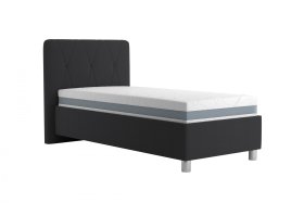 Jednolôžko Stella v rozmere 90x200 cm, v poťahu Savoy 94 DK. GR.