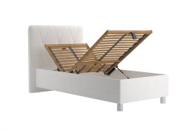 Jednolôžko Stella v rozmere 90x200 cm, v poťahu Loft 1, polohovanie