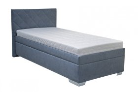 Jednolôžko Luis v rozmere 90x200 cm, v poťahu Enjoy 22 Anthra